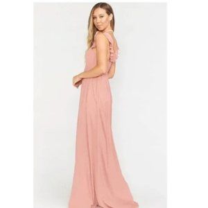 NWT:  Show Me Your MuMu June Maxi Dress Rustic Mauve - Size XS